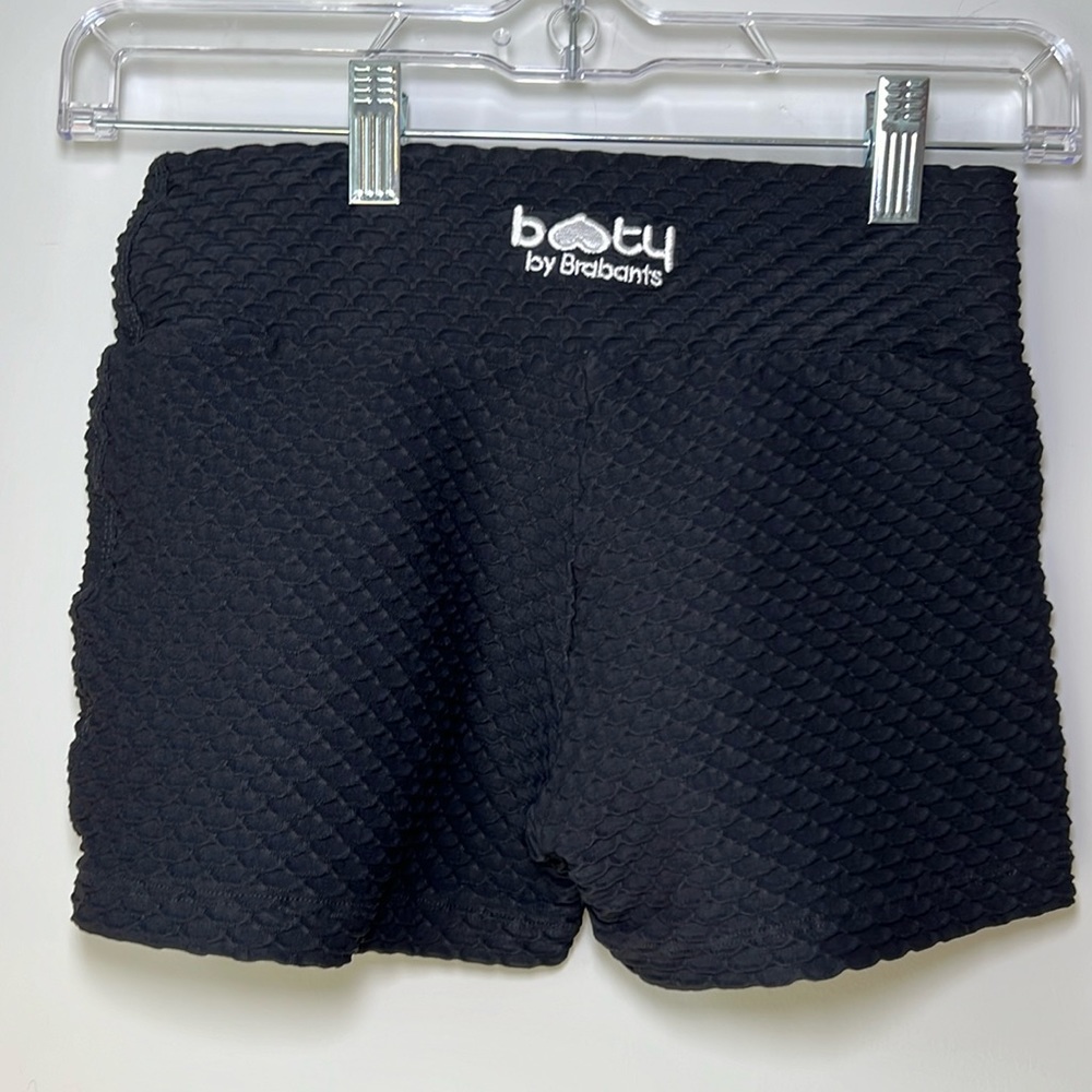 Booty by Brabants Black Croco Skin Booty Shorts - Picture 2 of 5